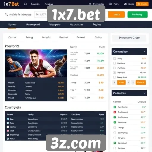 Interface e usabilidade do site 1x7.bet